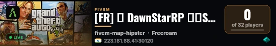 [FiveM Basic Server] SaiKoisLive live status badge