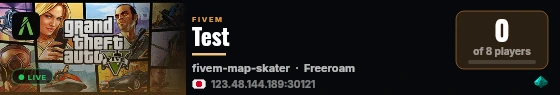 Test live status badge