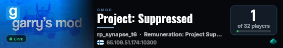 Project: Suppressed live status badge