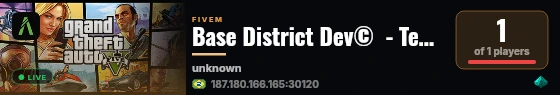 Base District Dev©  - Tema São Paulo live status badge