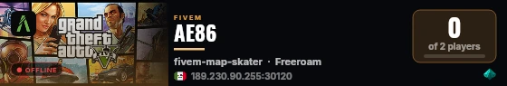 AE86 live status badge