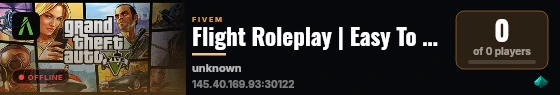Flight Roleplay | Easy To Become A Cop | Semi-Serious Roleplay | Custom Scripts | Active Community live status badge
