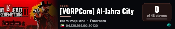 [VORPCore] Al-Jahra City live status badge