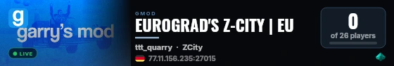 EUROGRAD'S Z-CITY | EU live status badge