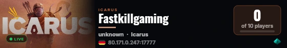 Fastkillgaming live status badge