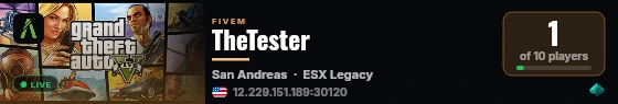 TheTester live status badge