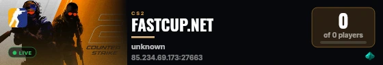 FASTCUP.NET live status badge