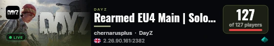 Rearmed EU4 Main | Solo Duo Trio| wipe 23.08 live status badge