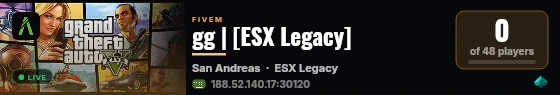 gg | [ESX Legacy] live status badge