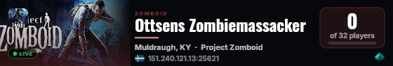 Ottsens Zombiemassacker live status badge