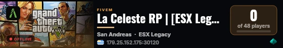 La Celeste RP | [ESX Legacy] live status badge