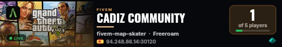CADIZ COMMUNITY live status badge