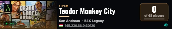 Teodor Monkey City  live status badge