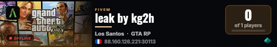 leak by kg2h live status badge
