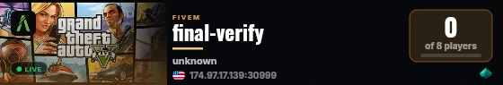 final-verify live status badge