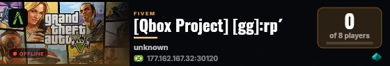 [Qbox Project] [gg]:rp´ live status badge
