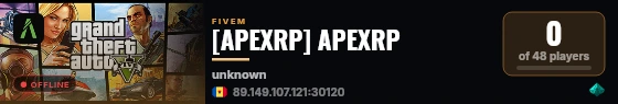 [APEXRP] APEXRP live status badge