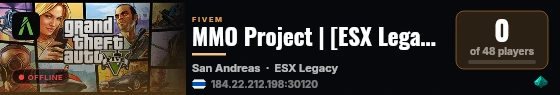 MMO Project | [ESX Legacy] live status badge
