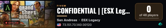 CONFIDENTIAL | [ESX Legacy] live status badge