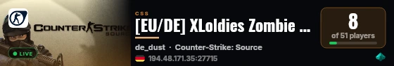 [EU/DE] XLoldies Zombie Yeah | Classic ZR | FastDL live status badge