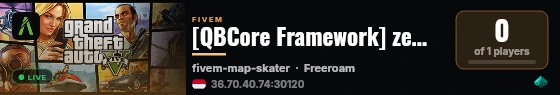 [QBCore Framework] zemboet city live status badge