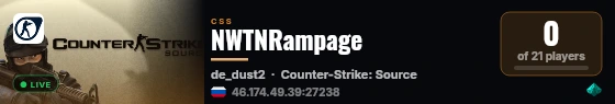 NWTNRampage live status badge