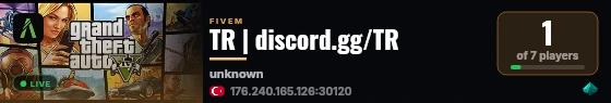 TR | discord.gg/TR live status badge