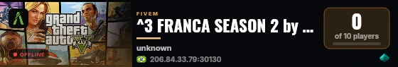 ^3 FRANCA SEASON 2 by LABFORGE live status badge