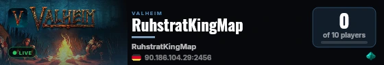RuhstratKingMap live status badge