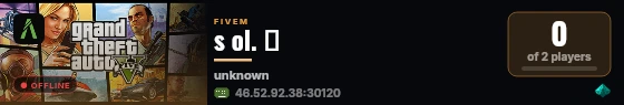 s ol. ϟ  live status badge