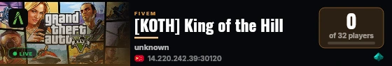 [KOTH] King of the Hill live status badge