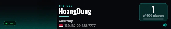 HoangDung live status badge