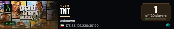TNT live status badge