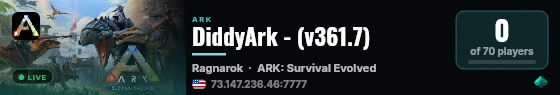 DiddyArk - (v361.7) live status badge