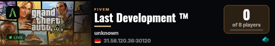Last Development ™ live status badge