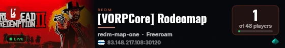 [VORPCore] Rodeomap live status badge