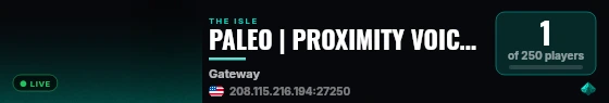 PALEO | PROXIMITY VOICE | Survival live status badge
