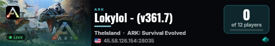 Lokylol - (v361.7) live status badge