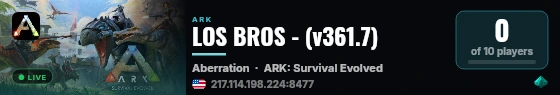 LOS BROS - (v361.7) live status badge