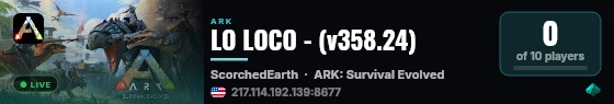 LO LOCO - (v358.24) live status badge