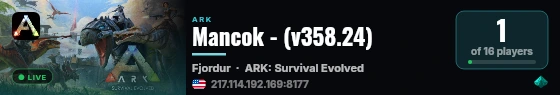 Mancok - (v358.24) live status badge