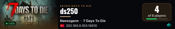 ds250 live status badge