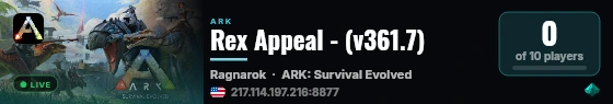 Rex Appeal - (v361.7) live status badge