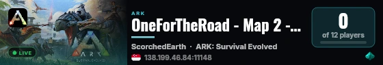 OneForTheRoad - Map 2 - (v358.24) live status badge
