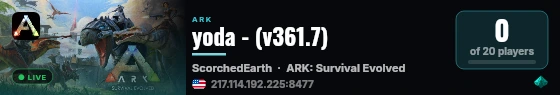 yoda - (v361.7) live status badge