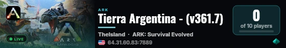 Tierra Argentina - (v361.7) live status badge