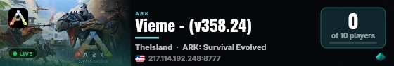 Vieme - (v358.24) live status badge