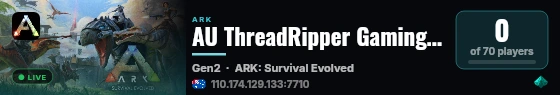 AU ThreadRipper Gaming PvE Genesis 2 - (v358.24) live status badge