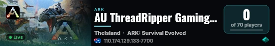 AU ThreadRipper Gaming PvE The Island - (v358.24) live status badge