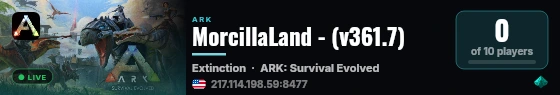 MorcillaLand - (v361.7) live status badge
